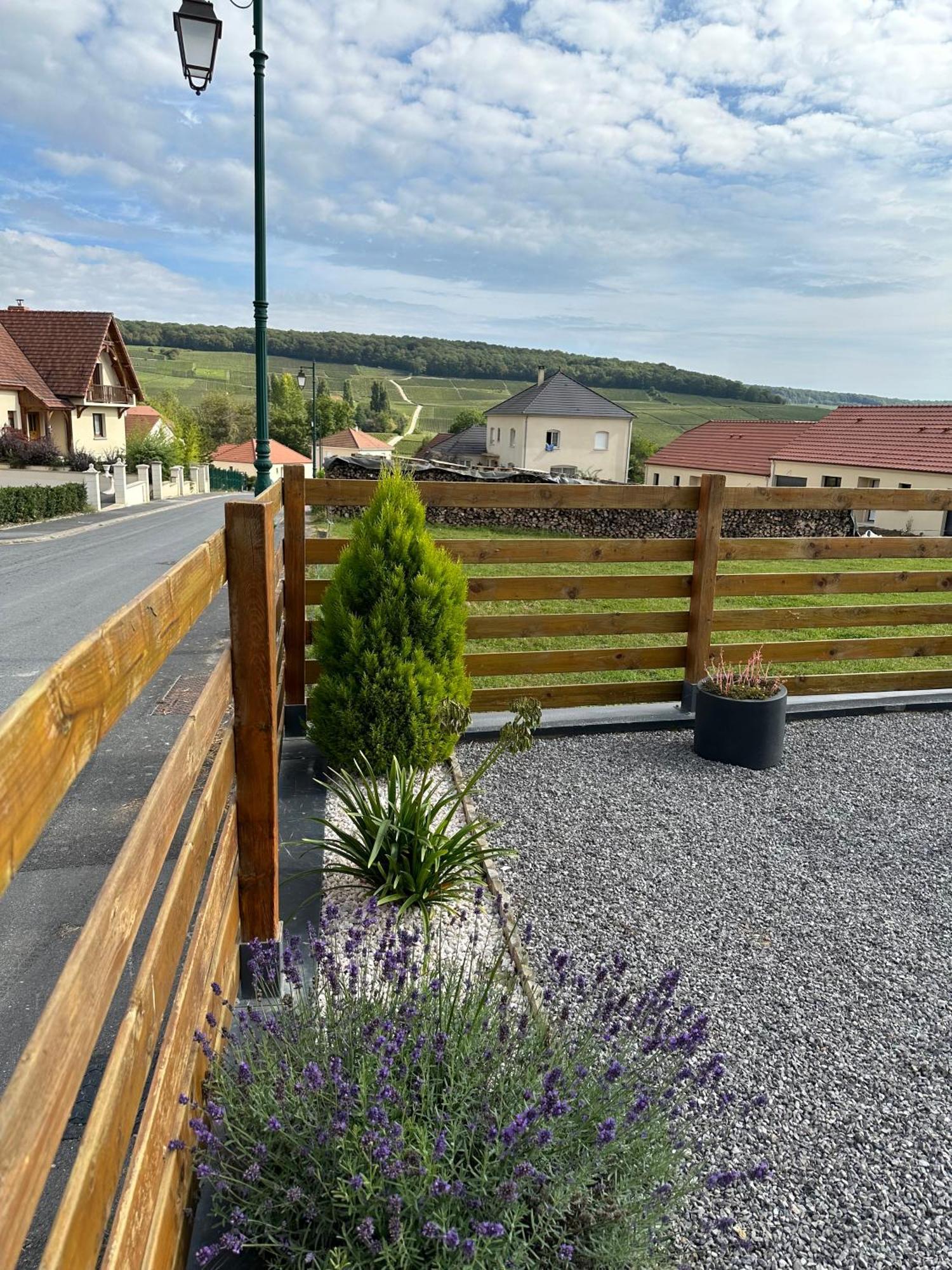 Villa Chez Celia, Roulotte en Champagne Fleury-la-Riviere Exterior foto